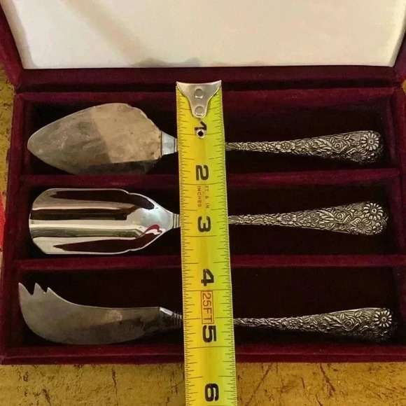 Godinger American Silversmith Serveware 3 Piece Collection in Velvet Box - Picture 9 of 9